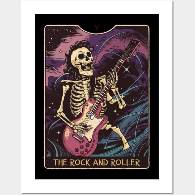 Funny Tarot Card Design : The Rock and Roller Wall Art by Custom Prints HD